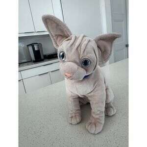Aurora Sphinx Hairless Cat Plush Stuffed Toy Cat (very rare find)